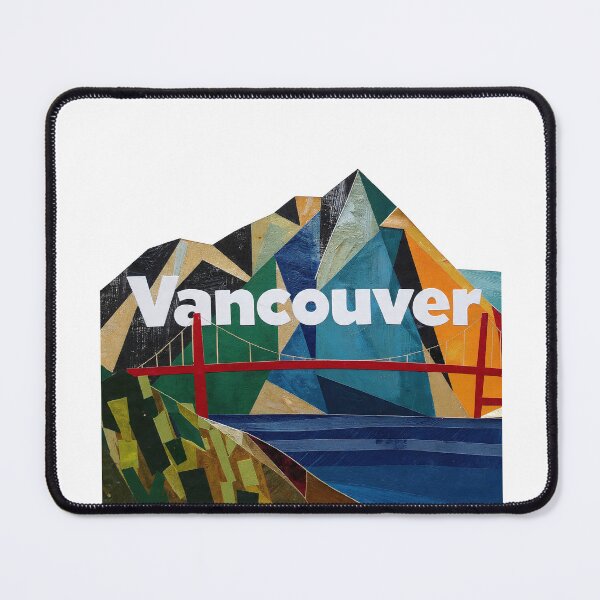 Item preview, Vancouver Canada Skyline Art - Minimalist Cityscape Travel Poster designed and sold by OzzFrequency.