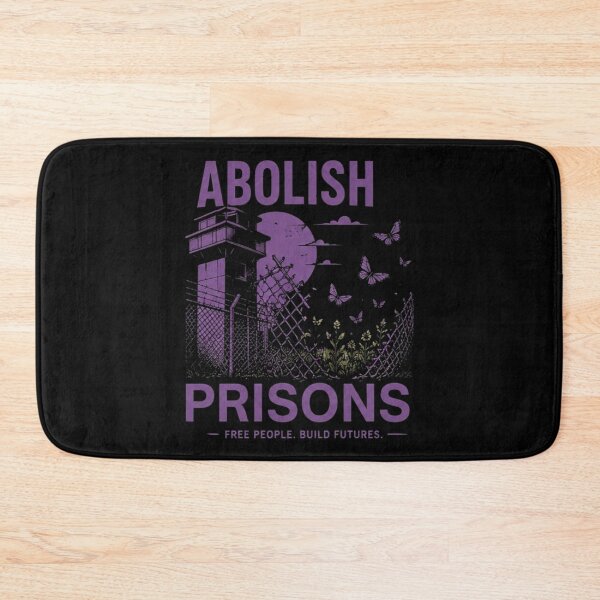 Item preview, Abolish Prisons Build Futures Butterfly Art designed and sold by Georain.
