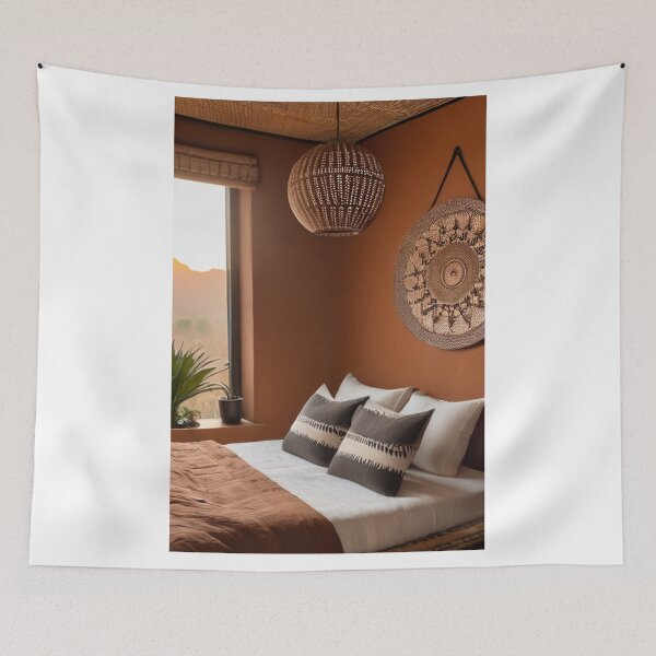 Item preview, Interior - Afro-Bohemian Room, Ethnic and Natural Decor designed and sold by Reverso-Design.