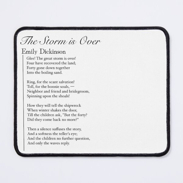 Item preview, Emily Dickinson Shipwreck Poem Art | Maritime Literary typography designed and sold by The Prose Atelier.