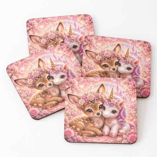 Item preview, Unicorn with cute deer designed and sold by JBXDesigner.