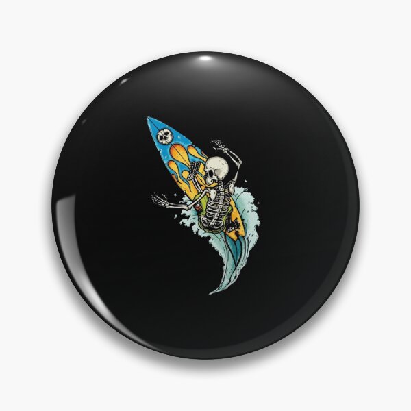 Item preview, Surfing Skeleton Surfer Skull Board Beach Wave Holiday designed and sold by Gbriel3.