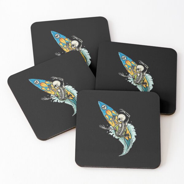 Item preview, Surfing Skeleton Surfer Skull Board Beach Wave Holiday designed and sold by Gbriel3.
