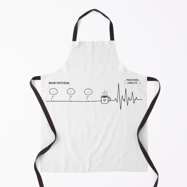 Item preview, ❤️ HEARTBEAT COLLECITON ❤️ - COFFEE ☕ - Brain Buffering designed and sold by WheelieGdArt.