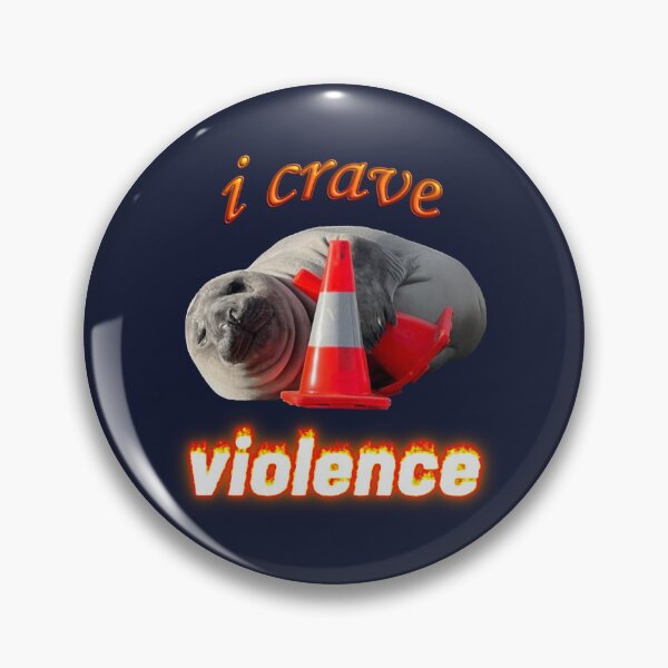 Item preview, Neil The Seal - I Crave Violence designed and sold by snazzyseagull.