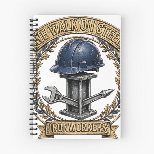 Item preview, Ironworker Shirt — We Walk On Steel | I-Beam Hard Hat Spud Wrench designed and sold by Donartpictures.