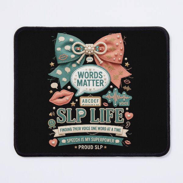 Item preview, SLP Speech Language Pathologist Words Matter designed and sold by Roy & Tiffany.