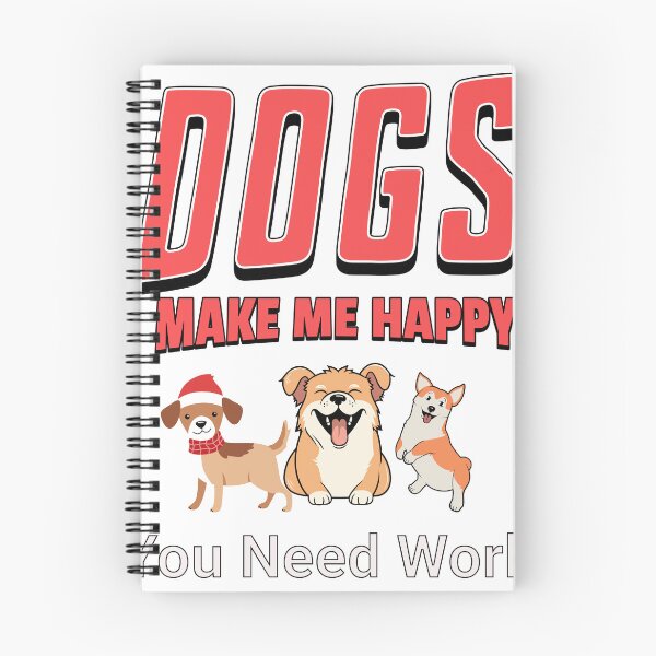 Item preview, Dogs make me happy designed and sold by Rick Evans Studio.