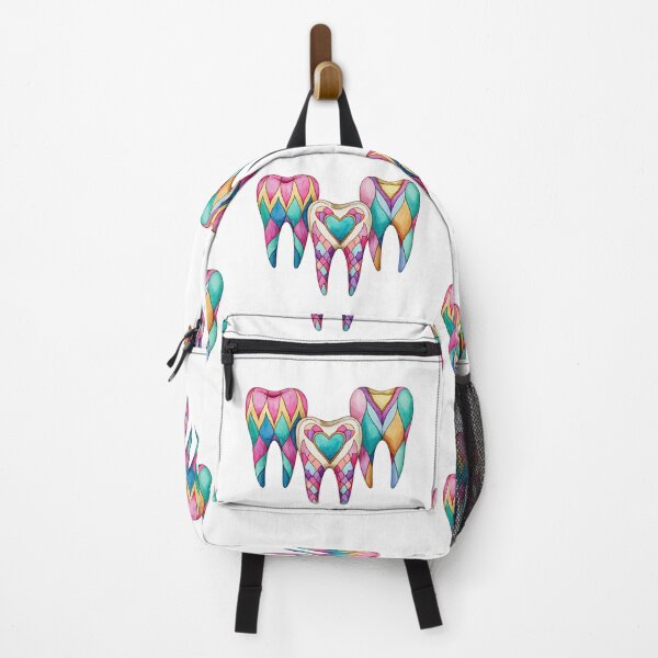 Item preview, Stained Glass Watercolor Teeth Design | Cute Dentist Dental Hygienist Gift Shirt designed and sold by Anastasiia Yurevych.