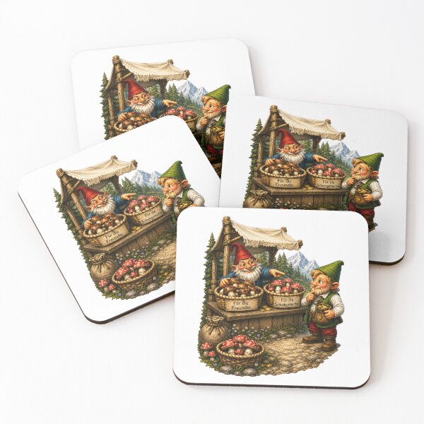 Item preview, Funny Gnome Mushroom Seller – Für die Freundin & Für die Schwiegermutter | German Forest Humor designed and sold by Alpine-Ink.