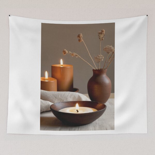Item preview, Interior - Afro-Bohemian Still Life, Earthy Glow and Organic Texture designed and sold by Reverso-Design.