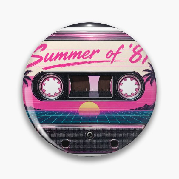 Item preview, Summer of 87 Retro Cassette Tape Vaporwave 80s Sticker  designed and sold by Arobinoz.