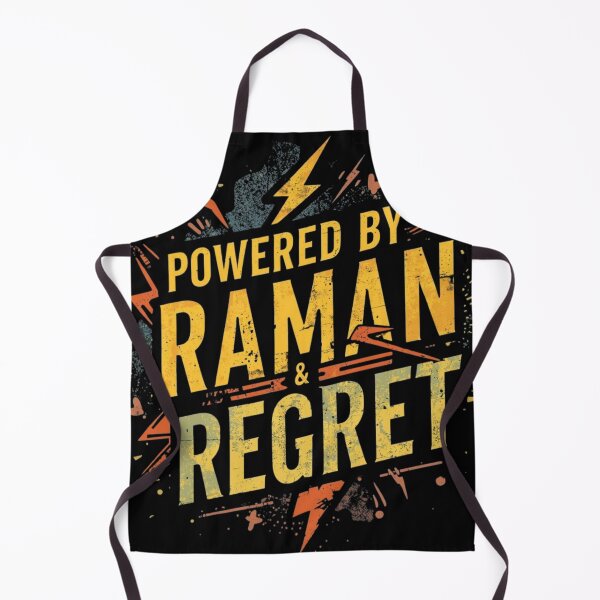 Item preview, Powered by Ramen and Regret designed and sold by Snedsdigital.
