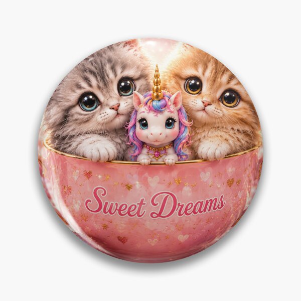 Item preview, Sweet Dreams Cats and Unicorn designed and sold by JBXDesigner.