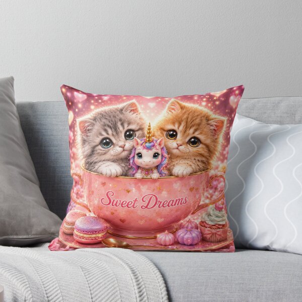 Item preview, Sweet Dreams Cats and Unicorn designed and sold by JBXDesigner.