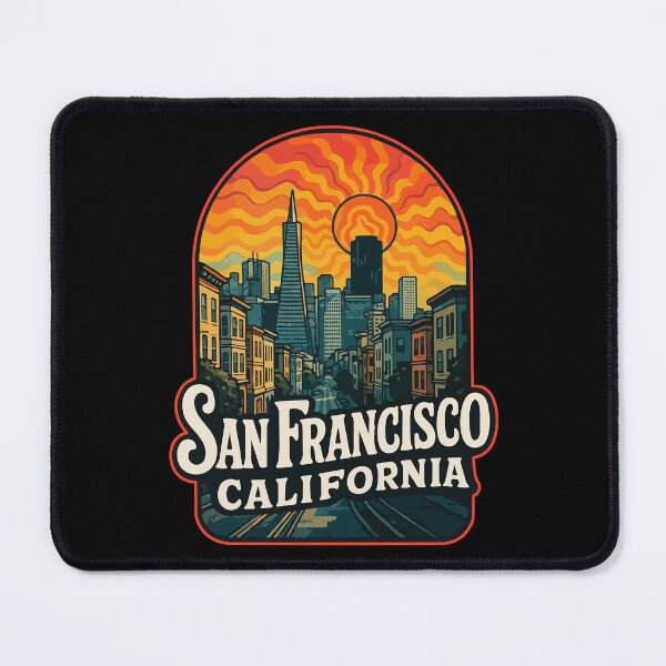 Item preview, San Francisco California Trippy Travel designed and sold by TomFrontierArt.