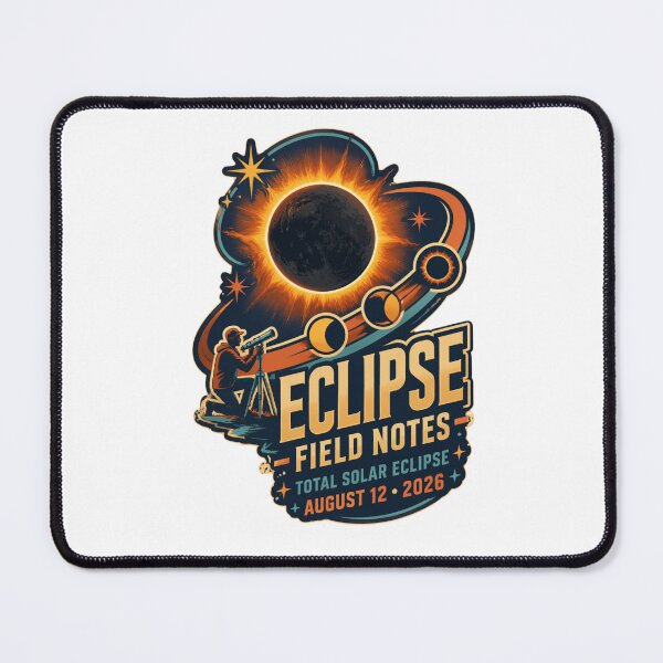 Item preview, Eclipse Field Notes Total Solar Eclipse 2026 Astronomy Observer Design designed and sold by Print Loft.