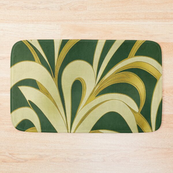Item preview, Art Deco Elegant Green And Golden Decorative Designs designed and sold by DEC02.
