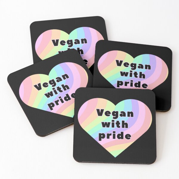 Item preview, Vegan with pride designed and sold by Lenock.