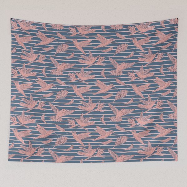 Item preview, Flying Tropical Hummingbirds 2 designed and sold by CrisGHeer Art &Illustration.