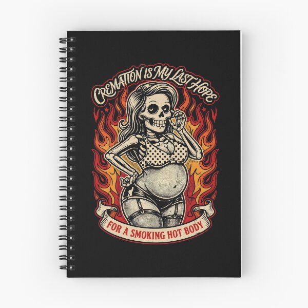 Item preview, Cremation is My Last Hope for A Smoking Hot Body Funny Statement for Sarcastic Humor Fans designed and sold by Redgiant87x.
