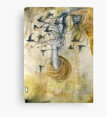 "I am half sick of shadows" Canvas Print