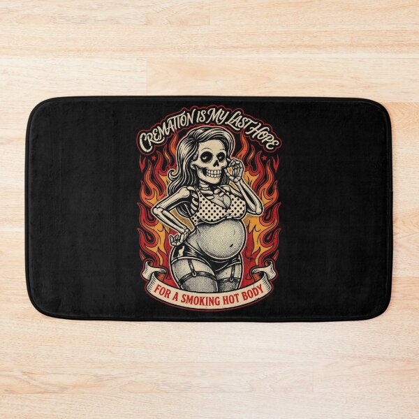 Item preview, Cremation is My Last Hope for A Smoking Hot Body Funny Statement for Sarcastic Humor Fans designed and sold by Redgiant87x.
