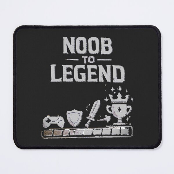 Item preview, Noob To Legend Gamer designed and sold by House of Rein.