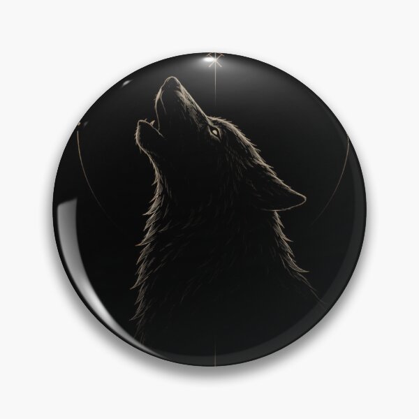 Item preview, Hati Son of Fenrir Norse Wolf Moon Crescent Gothic Mythology Poster designed and sold by DarkOriginArts.