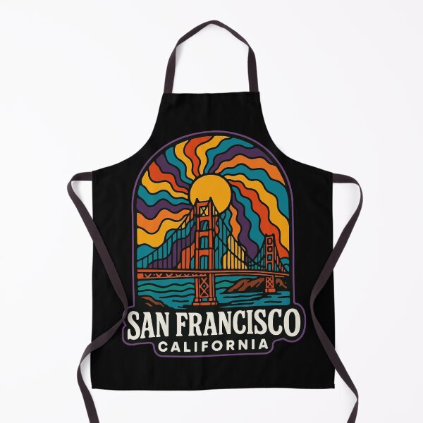 Item preview, San Francisco California Golden Gate Trippy Art designed and sold by TomFrontierArt.