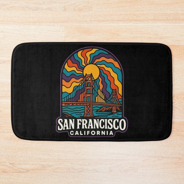Item preview, San Francisco California Golden Gate Trippy Art designed and sold by TomFrontierArt.