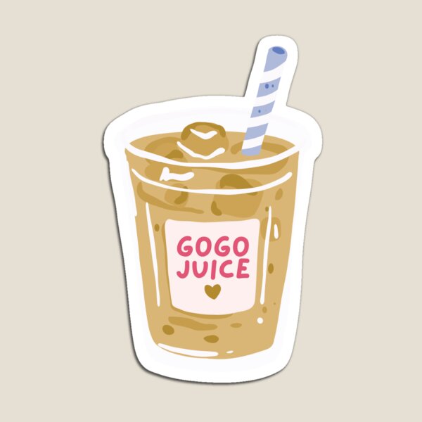 Item preview, Iced coffee gogo juice graphic designed and sold by elenasedit.
