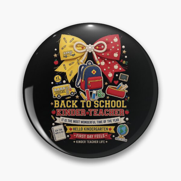 Item preview, Back To School Kinder Teacher designed and sold by Roy & Tiffany.