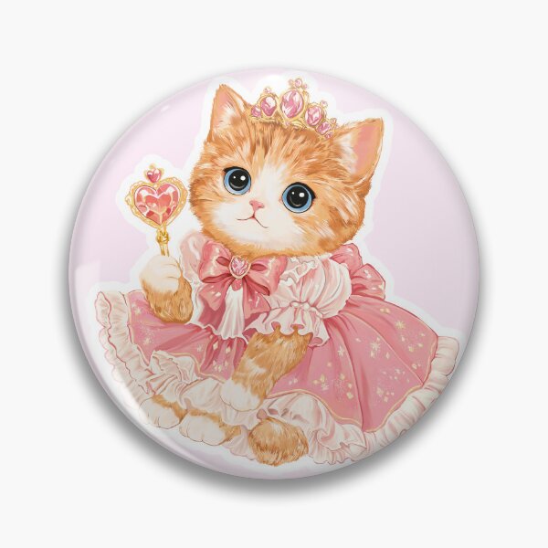 Item preview, Pink Heart Princess Cat designed and sold by sara747.