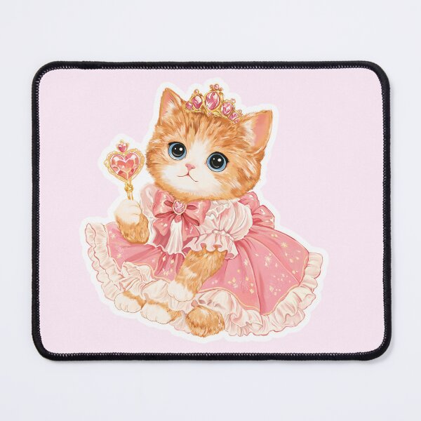Item preview, Pink Heart Princess Cat designed and sold by sara747.