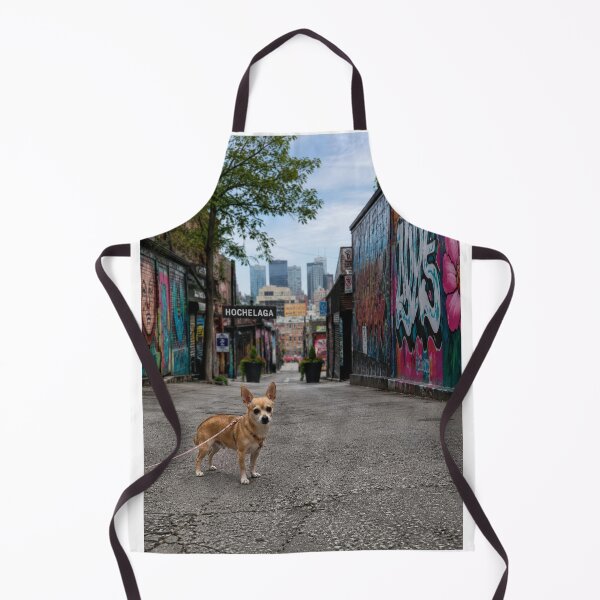 Item preview, A small chihuahua in the alleys of Hochelaga in Montreal designed and sold by Animal Passion Designs.