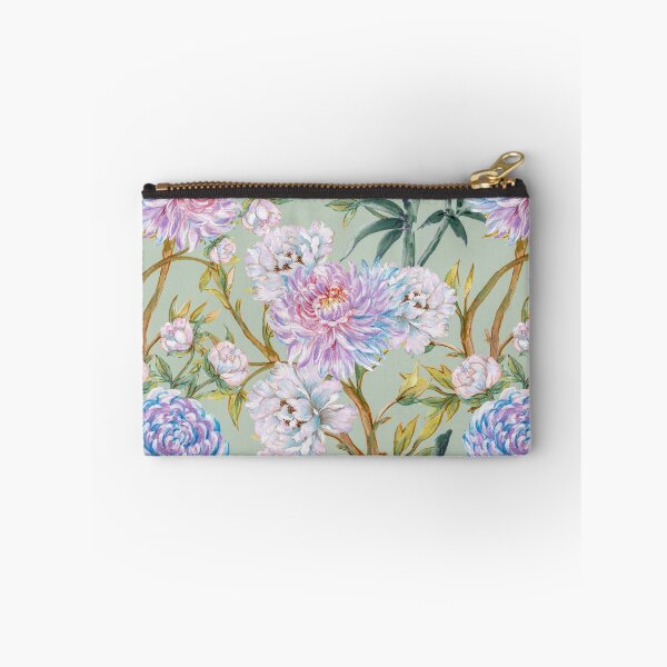 Item preview, Pastel Floral Pattern with Green Leaves designed and sold by behappyandrelax.