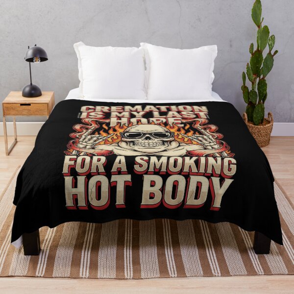Item preview, Cremation is My Last Hope for A Smoking Hot Body Dark Funny Statement designed and sold by Redgiant87x.