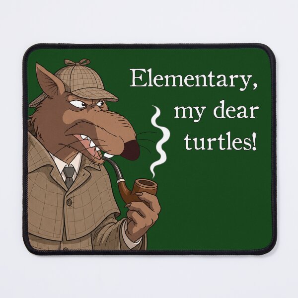 Item preview, Detective Splinter Elementary My Dear Turtles designed and sold by simdragonart.