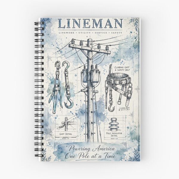 Item preview, Lineman Wall Art — Powering America Blueprint Canvas | Electrician Gift | Utility Pole Art designed and sold by Donartpictures.