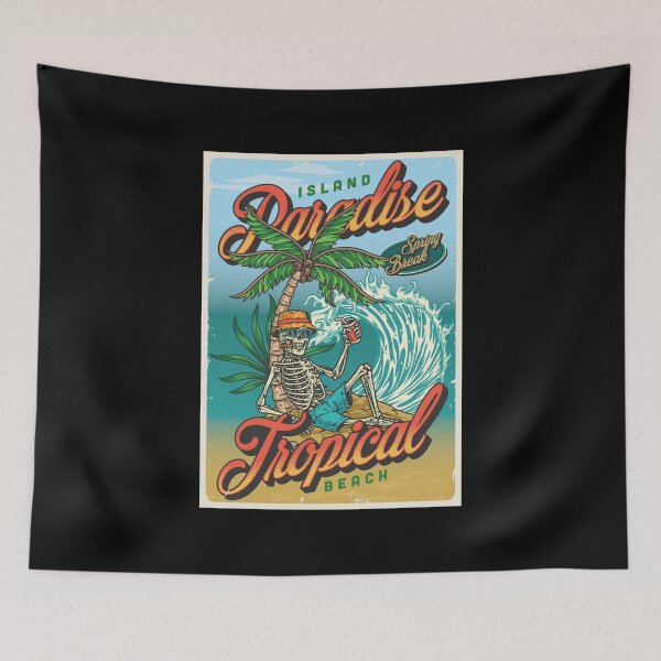 Item preview, Island Paradise Tropical Beach designed and sold by Side Quest Co..
