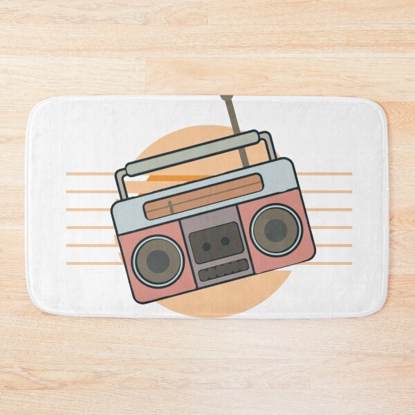 Item preview, 80's boombox designed and sold by TaraPen.