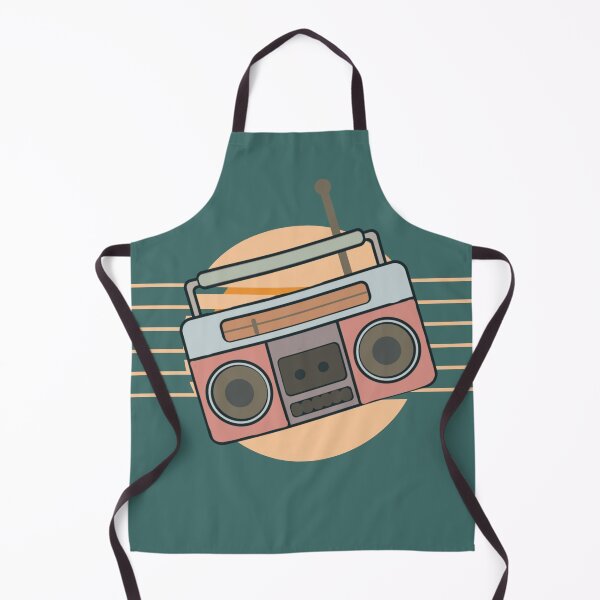 Item preview, 80's boombox designed and sold by TaraPen.