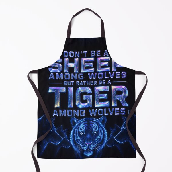 Item preview, Be a Tiger Not a Sheep – Neon Cyberpunk Motivation Wolf Pack Streetwear Design designed and sold by Imagetore.
