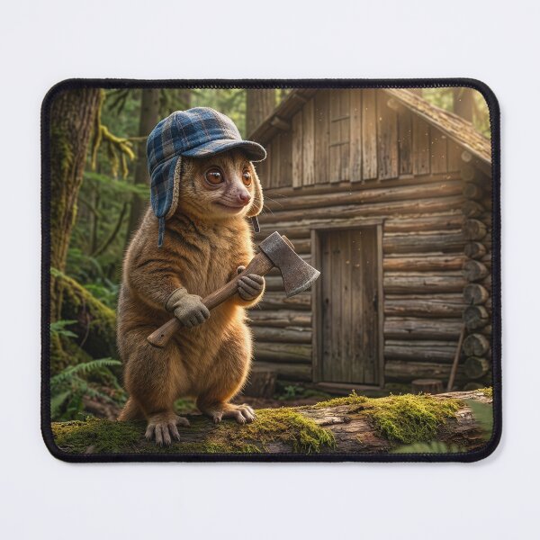 Item preview, Bush Baby Is a Lumberjack and He's Okay designed and sold by Tridentulus.
