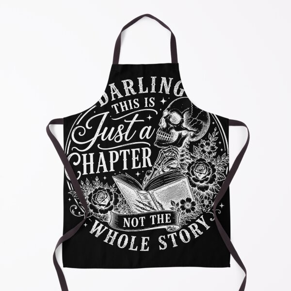Item preview, Darling This Is Just A Chapter Not The Whole Story Floral Skull Book Lover designed and sold by VGAfanatic.
