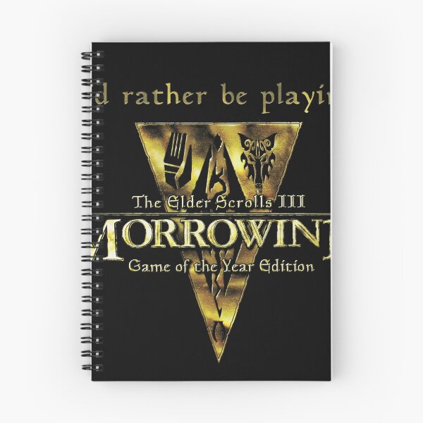 Item preview, I'd rather be playing The Elder Scrolls III Morrowind Game of the Year Edition designed and sold by Melanie Westfall.