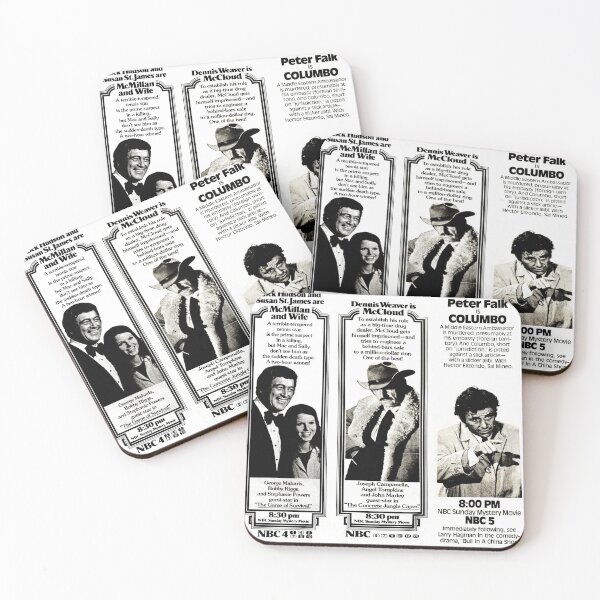 Item preview, Columbo McCloud McMillan and Wife designed and sold by The Retromotel.