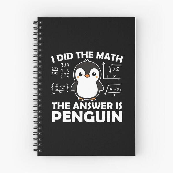 Item preview, I Did The Math Answer Is Penguin Funny designed and sold by SiarheiYur.