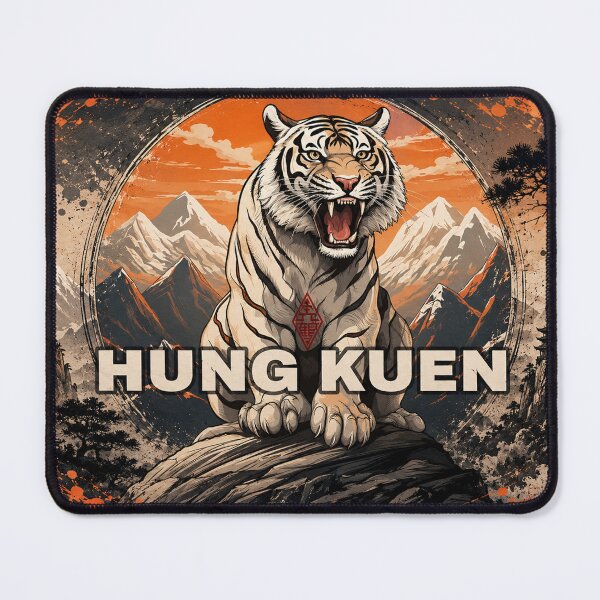 Item preview, Hung Kuen White Tiger | Traditional Kung Fu Warrior Art designed and sold by Fei Long Design Hub.